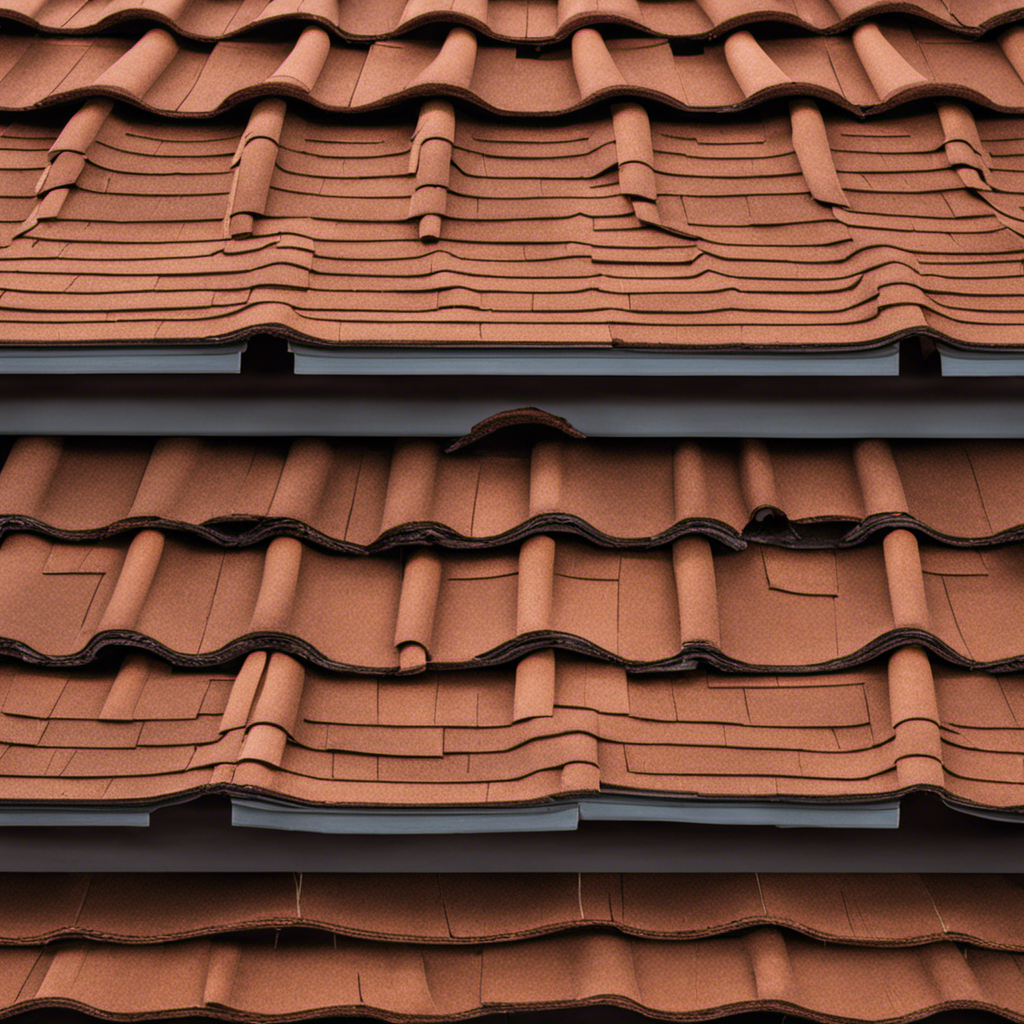 An image showcasing the intricate layers of a roof, with shingles neatly overlapping, underlayment forming a protective barrier, and flashing skillfully sealing joints, all guarding against rainwater infiltration