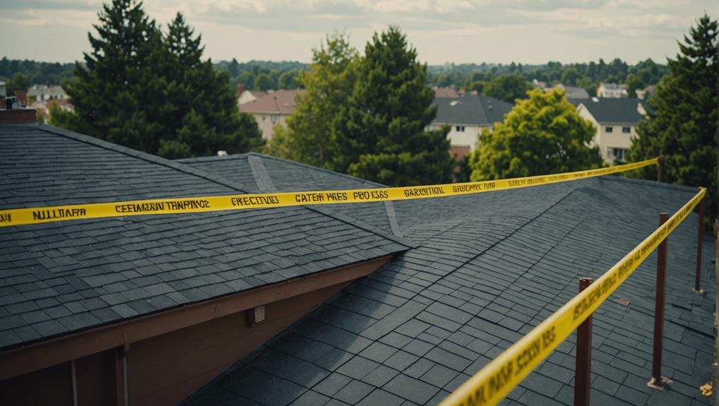 roof weight safety precautions